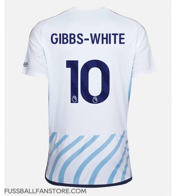 Nottingham Forest Morgan Gibbs-White #10 Replik Auswärtstrikot 2023-24 Kurzarm